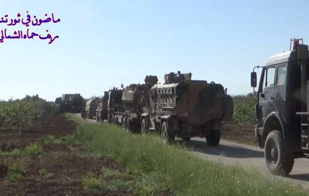 Τουρκική φάλαγγα με 100 οχήματα εισήλθε βαθιά στη βορειοδυτική Συρία (βίντεο, χάρτης)